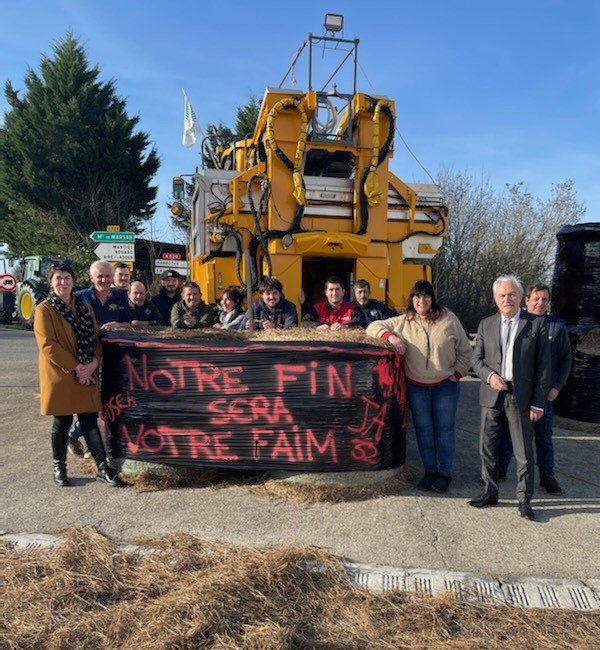 Alain Duffourg, sénateur du Gers soutient les agriculteurs