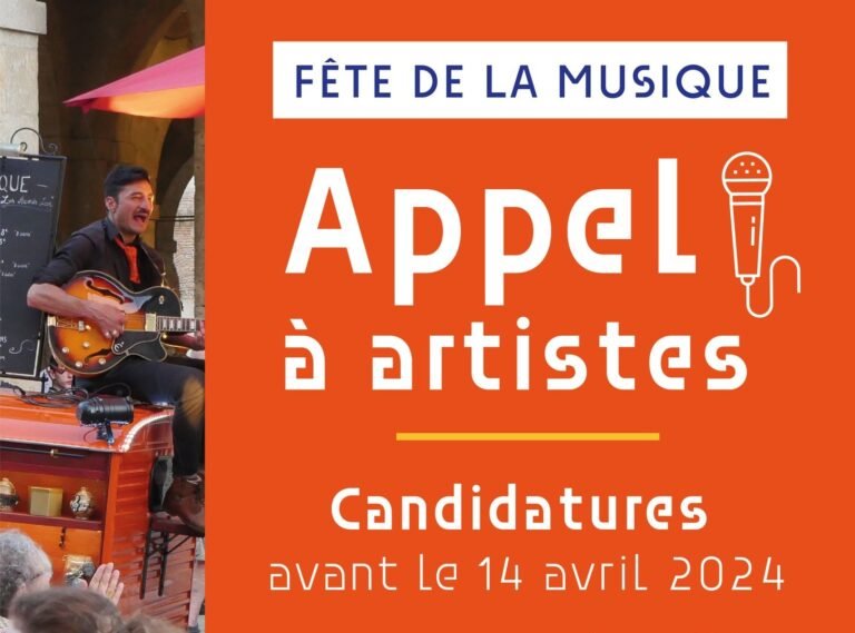 FLEURANCE : APPEL À ARTISTES FÊTE DE LA MUSIQUE 2024