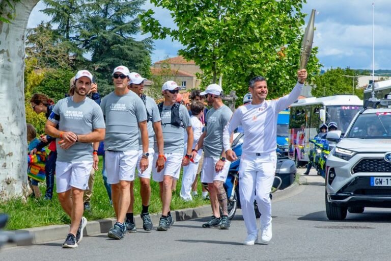 Une journée réussie pour le passage de la Flamme Olympique