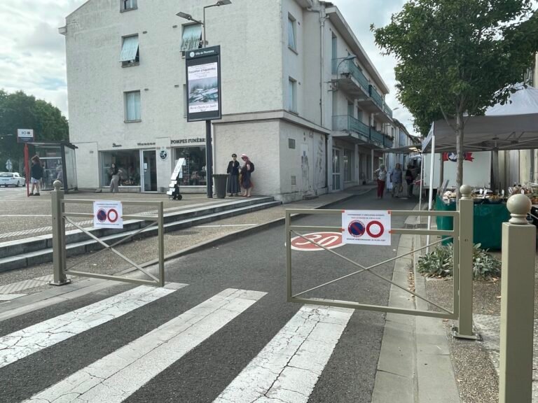 Fleurance : Une barrière pivotante à l’entrée de la rue Montablon