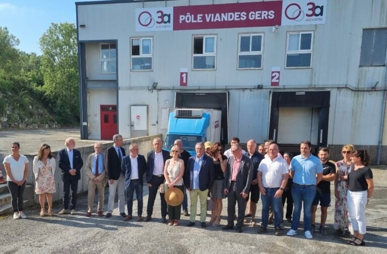 Inauguration du système de navette à destination des éleveurs du Gers