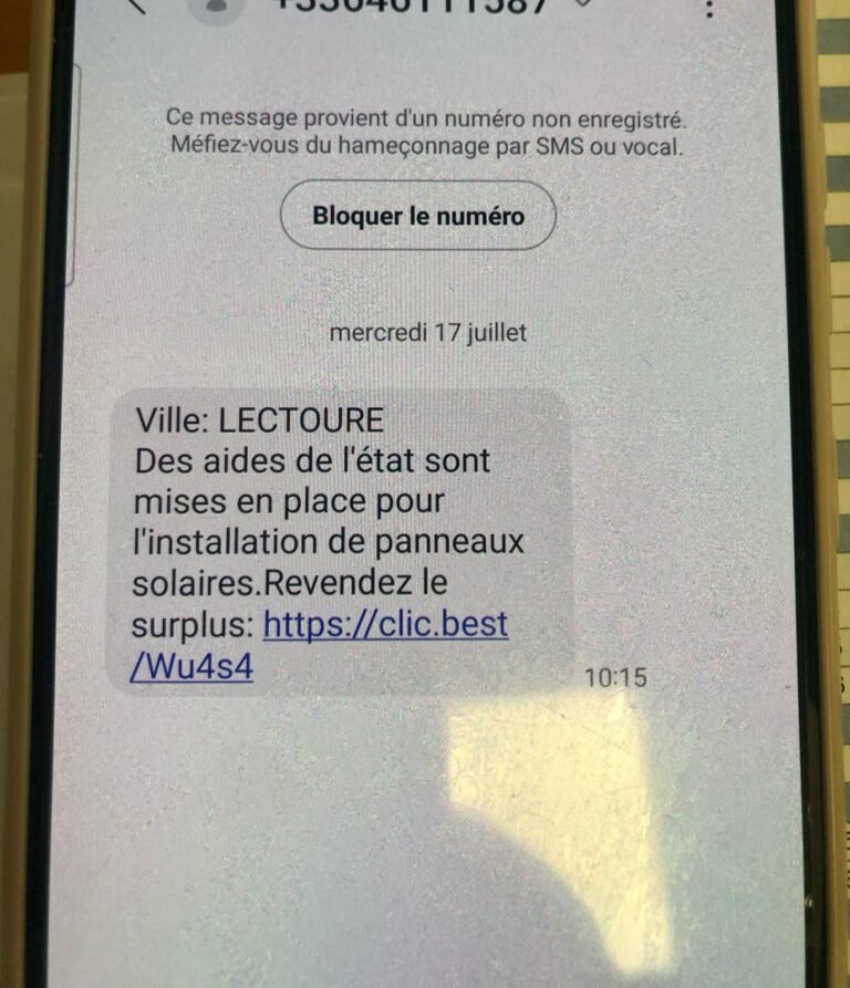 Lectoure : Alerte messages frauduleux