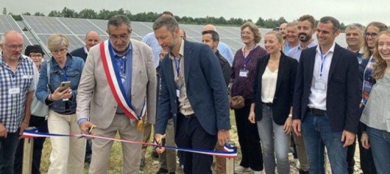 CVE inaugure le parc solaire d’Auradé dans le Gers