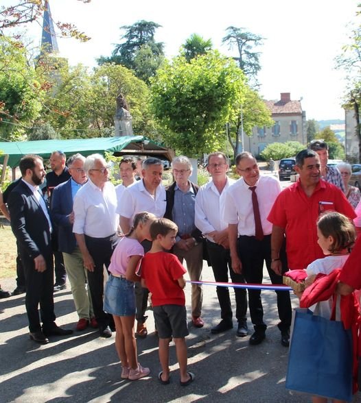 Inauguration de la 40ème édition de la Foire aux vins et eaux de vie gersois à Jegun