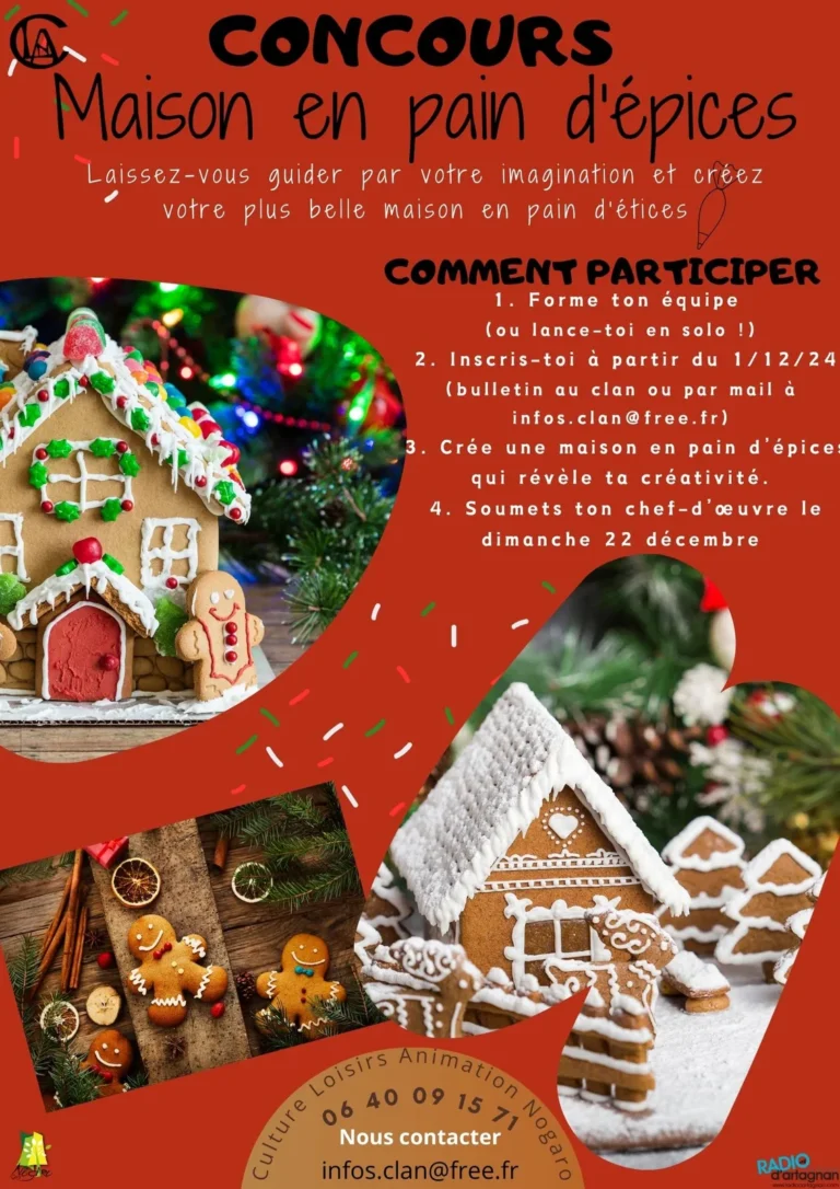 Concours “Maison en pain d’épices”