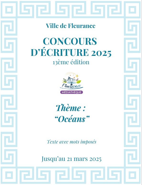 Concours d’Écriture 2025