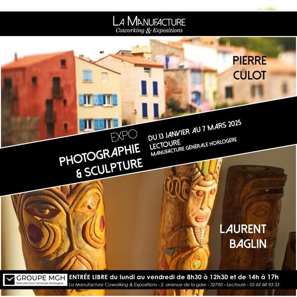 Vernissage de l’exposition des deux artistes, Pierre Culot et Laurent Baglin