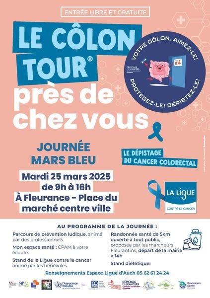 C’est le mois de mars, mois dédié au dépistage du cancer colorectal « Mieux vaut prévenir que guérir »