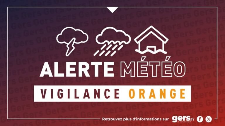 Vigilance Orange Orages, Pluie et Inondations