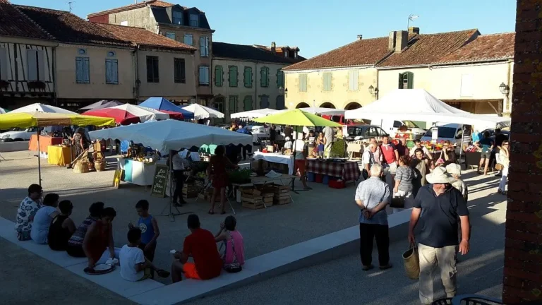 Marché Convivial l’été à Lupiac : Un rendez-vous gourmand et authentique au cœur du Gers