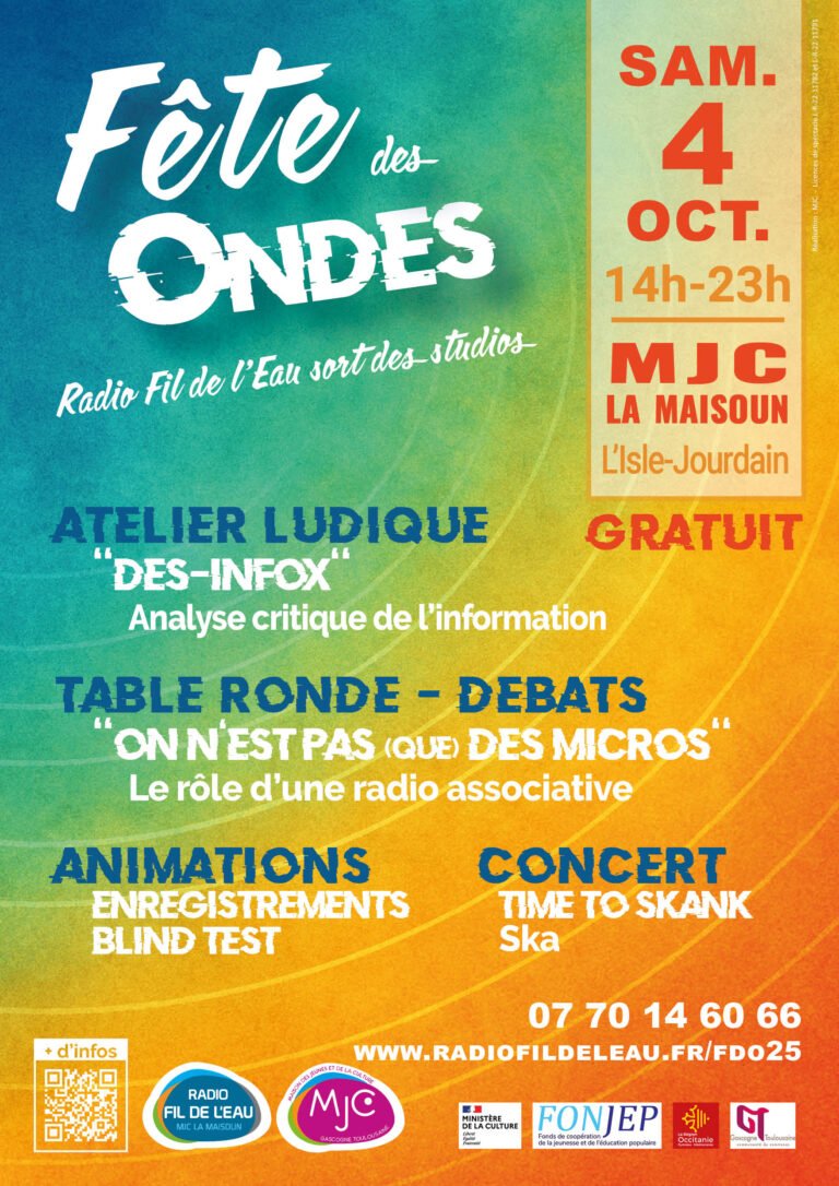 Radio Fil De L’Eau : Fête des ondes