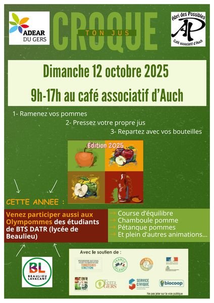 L’année « OLYMPOMMES » de croque ton jus !