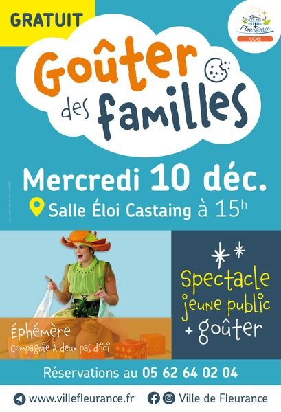 Le goûter des familles réunit spectacle et gourmandise à Fleurance