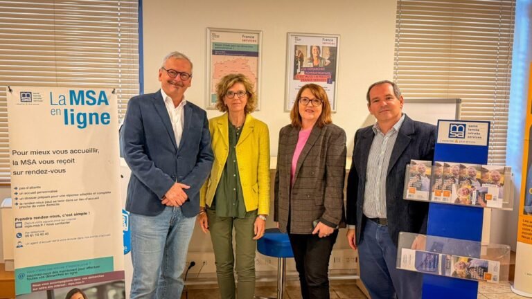 Jean-René Cazeneuve échange avec les responsables de la MSA Midi-Pyrénées Sud sur la situation agricole dans le Gers