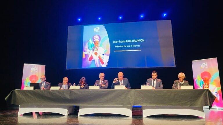 Jean‑René Cazeneuve présent à l’assemblée générale de Jazz in Marciac