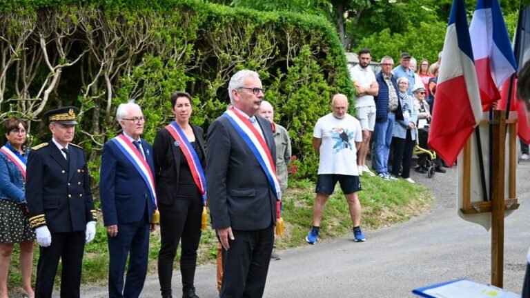 Commémorations du 8 mai 1945  : Jean-René Cazeneuve à Samatan, Auch et Castin