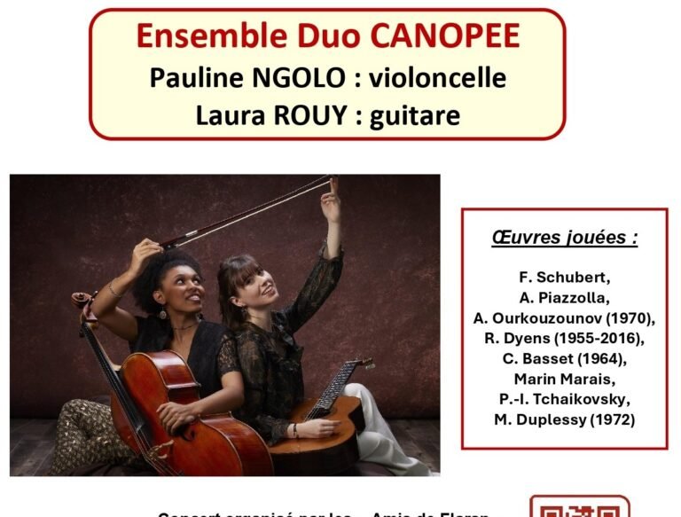L’Ensemble Duo Canopée en concert à l’abbaye de Flaran