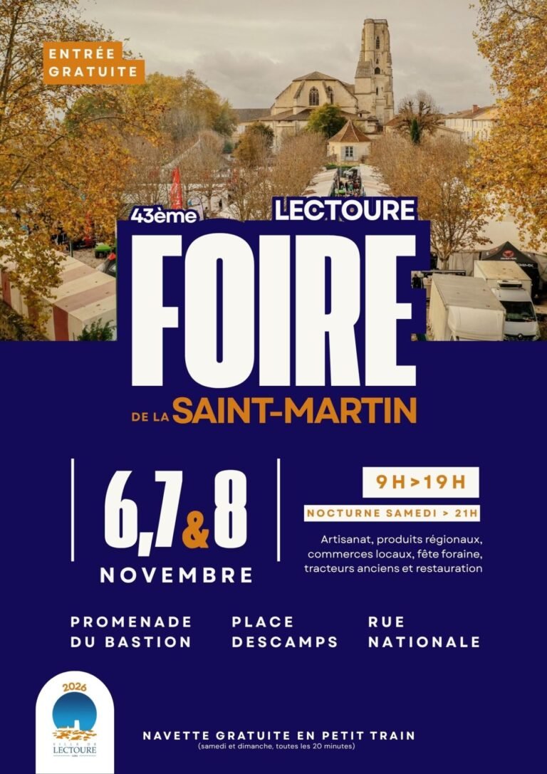 La Foire Saint-Martin revient à Lectoure du 6 au 8 novembre