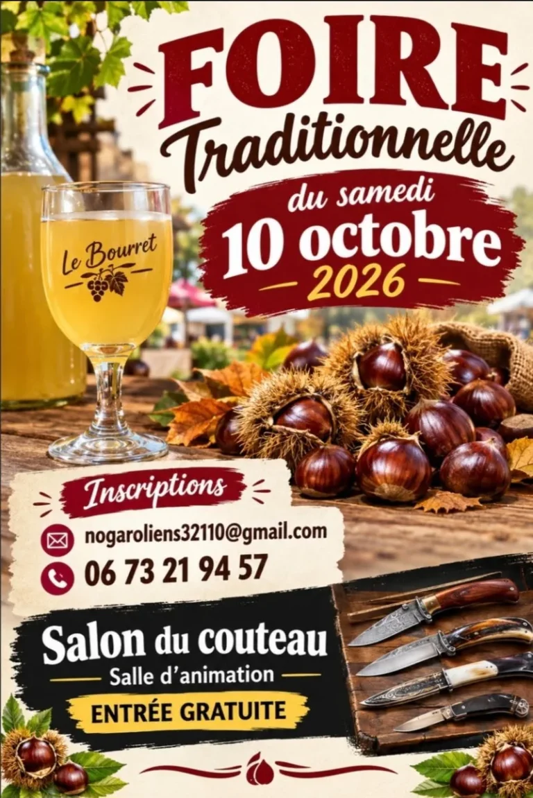 Nogaro : la traditionnelle Foire du bourret revient le 10 octobre